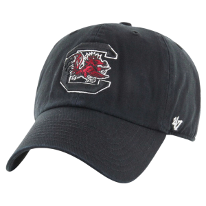 '47 Mens South Carolina Gamecocks Clean Up Adjustable Black Hat, Men's