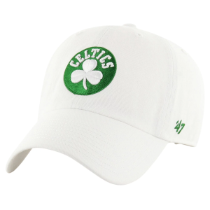 '47 Men's Boston Celtics White Clean Up Adjustable Hat