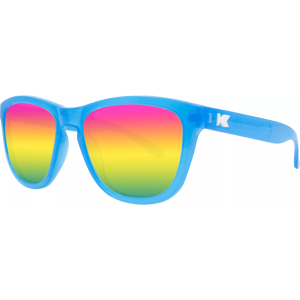 Knockaround Kids' Premiums Polarized Sunglasses, Rainbow Blues