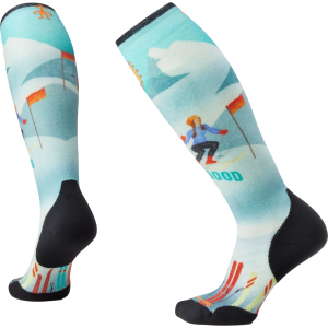 Smartwool Women's Targeted Cushion Snow Bunny Over The Calf Ski Socks, Medium, Capri