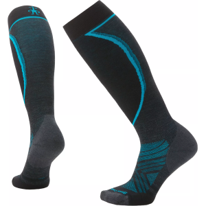 Smartwool Women's Ski Targeted Cushion Over The Calf Socks, Medium, Charcoal