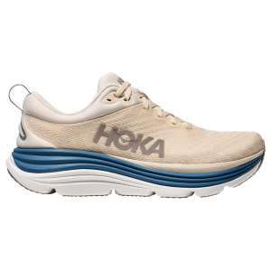 HOKA Men's Gaviota 5 Running Shoes, Size 8, Birch/Foggy Night