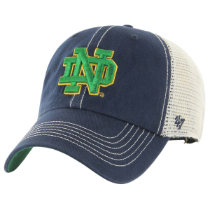 '47 Notre Dame Fighting Irish Navy Trawler Clean Up Adjustable Hat, Men's, Blue