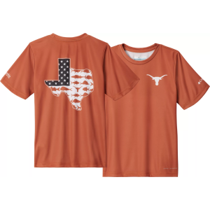 Columbia Columbia Youth Texas Longhorns Cedar PFG State T-Shirt, Medium, Orange - $30.00 at DICK'S Sporting Goods