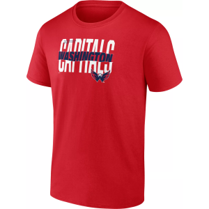 NHL Men's Washington Capitals Red 'Tear Down' T-Shirt, Large