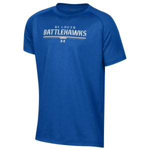 Under Armour Under Armour Youth UFL St. Louis Battlehawks Wordmark Royal Tech T-Shirt, Medium, Blue - $8.97 at DICK'S Sporting Goods