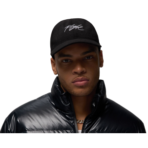 Nike Men's Jordan Fly Cap, Medium/Large, Black/White