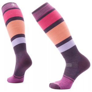 Smartwool Women's Snowboard Targeted Cushion Over The Calf Socks, Medium, Purple Iris
