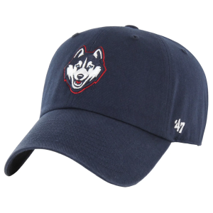 '47 Adult Navy UConn Huskies Clean Up Adjustable Hat, Men's, Blue