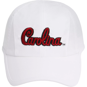 Ponyflo Women's South Carolina Gamecocks White Ponytail Active Adjustable Hat