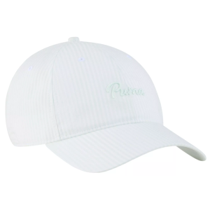 PUMA Women's Seersucker Dad Got Hat, Blue