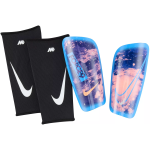 Nike Mercurial Lite Erling Haaland Soccer Shin Guards, Large, Blue/Purple
