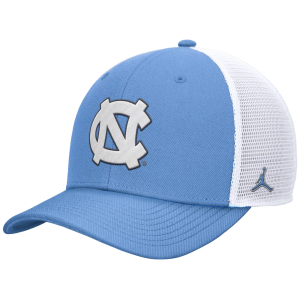 Jordan Jordan Men's North Carolina Tar Heels Carolina Blue Rise Adjustable Trucker Hat, Medium/Large - $30.00 at DICK'S Sporting Goods
