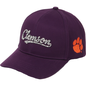 Ponyflo Ponyflo Women's Clemson Tigers Regalia Bling Athletic Hat, Purple - $30.00 at DICK'S Sporting Goods