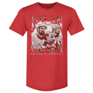 500 Level Adult Detroit Dylan Larkin #71 Vintage Red T-Shirt, Men's, Small