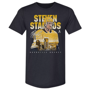 500 Level Adult Nashville Steven Stamkos #91 Landmark Navy T-Shirt, Men's, Small, Blue