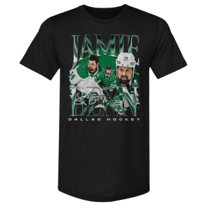 500 Level Adult Dallas Jamie Benn #14 Vintage Black T-Shirt, Men's, Medium