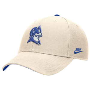 Nike Adult Duke Blue Devils Natural Max90 Adjustable Hat, Men's, Medium/Large, Tan