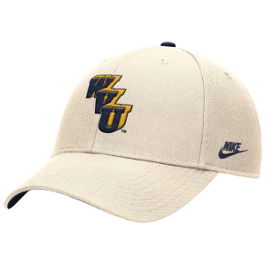 Nike Adult West Virginia Mountaineers Natural Max90 Adjustable Hat, Men's, Medium/Large, Tan