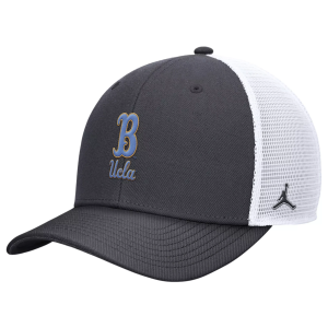 Jordan Jordan Adult UCLA Bruins Anthracite Rise Logo Trucker Hat, Men's, Medium/Large, Gray - $30.00 at DICK'S Sporting Goods