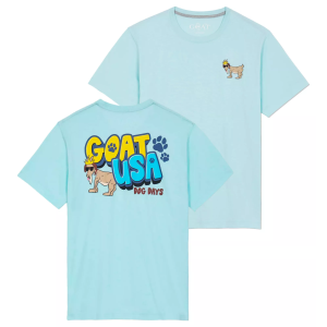 Goat Usa GOAT USA Dog Days T Shirt - Adult, Men's, Small, Ice Blue - $30.00 at DICK'S Sporting Goods