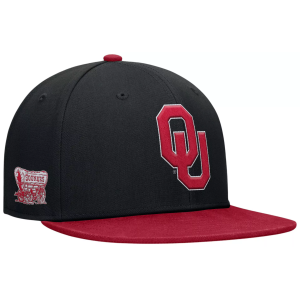 Fanatics NCAA Adult Oklahoma Sooners Black/Cardinal Rebound Flexfit Hat, Men's, Medium/Large - $30.00 at DICK'S Sporting Goods