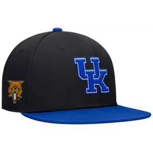 Fanatics NCAA Adult Kentucky Wildcats Black/Royal Rebound Flexfit Hat, Men's, Medium/Large - $30.00 at DICK'S Sporting Goods