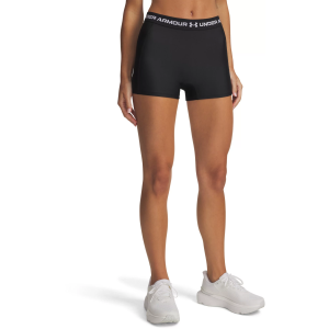 Under Armour Women's HeatGear Shorty 3" Shorts, XS, Black/White