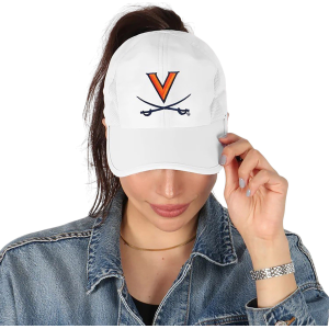 Ponyflo Women's Virginia Cavaliers White Gameday Adjustable Hat