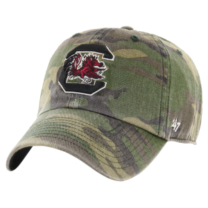 '47 Adult South Carolina Gamecocks Camo Clean Up Adjustable Hat, Men's, Green