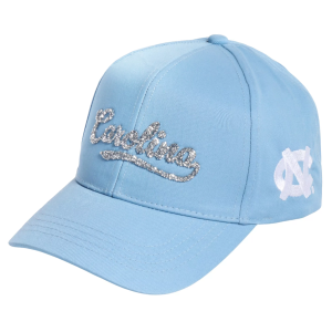 Ponyflo Women's North Carolina Tar Heels Light Blue Bling Ponyflo Hat