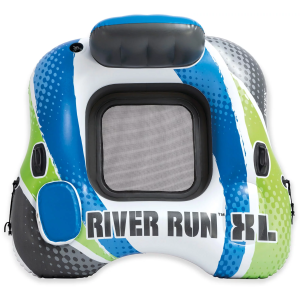 Intex River Run XL 1-Person Inflatable River Tube, Blue/Green