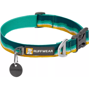 Ruffwear Reflective Crag Dog Collar, L/XL, Seafoam