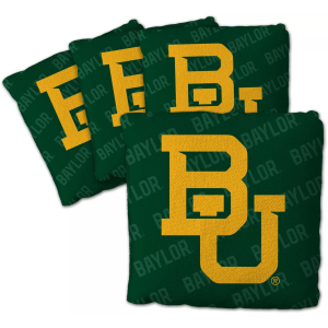YouTheFan Baylor Bears Green 4-Pack Cornhole Bean Bag Set