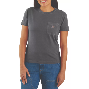 Carhartt Women's Garment Dye Tee, XS, Shadow