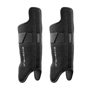 EvoShield Women's/Intermediate Pro-SRZ Gel-to-Shell Catcher's Lower Leg Guards, Black