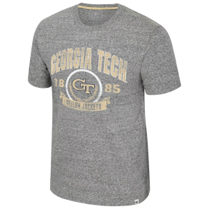 Colosseum Colosseum Men's Georgia Tech Yellow Jackets Heather Grey Pop Pop Short Sleeve T-Shirt, XXL, Gray - $29.99 at DICK'S Sporting Goods