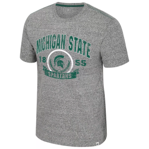 Colosseum Colosseum Men's Michigan State Spartans Heather Grey Pop Pop Short Sleeve T-Shirt, XXL, Gray - $29.99 at DICK'S Sporting Goods