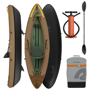 Retrospec Coaster Inflatable Kayak 1 Person | Spruce | Paddle Sports | Kayaking | Kayaks | Inflatable Kayaks