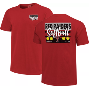Image One Image One Women's Texas Tech Red Raiders Red Softball T-Shirt, XL - $29.99 at DICK'S Sporting Goods