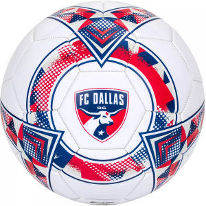 Franklin FC Dallas Soccer Ball, Size 5, White