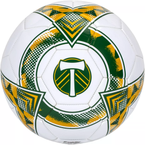 Franklin Portland Timbers Soccer Ball, Size 5, White