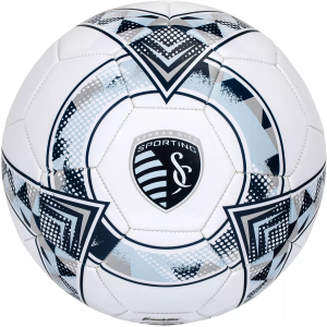 Franklin Sporting Kansas City Soccer Ball, Size 5, White