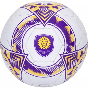 Franklin Orlando City Soccer Ball, Size 5, White