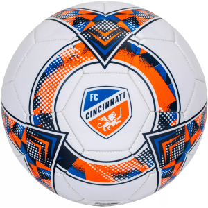Franklin FC Cincinnati Soccer Ball, Size 5, White