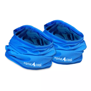 AlphaCool Cooling Neck Gaiter 2-Pack, Men's, Blue