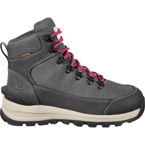 Carhartt Women's Gilmore 6" Waterproof Alloy Toe Hiker Work Boots, Dark Grey Nubuck