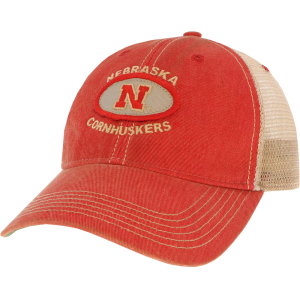 League-Legacy League-Legacy Men's Nebraska Cornhuskers Scarlet Old Favorite Adjustable Trucker Hat, Red - $28.99 at DICK'S Sporting Goods