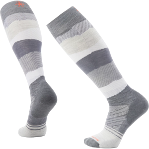 Smartwool Targeted Cushion Pattern Over The Calf Ski Socks, Men's, Large, Medium Gray