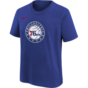 Nike Youth Philadelphia 76ers Essential Logo T-Shirt, Medium, Blue